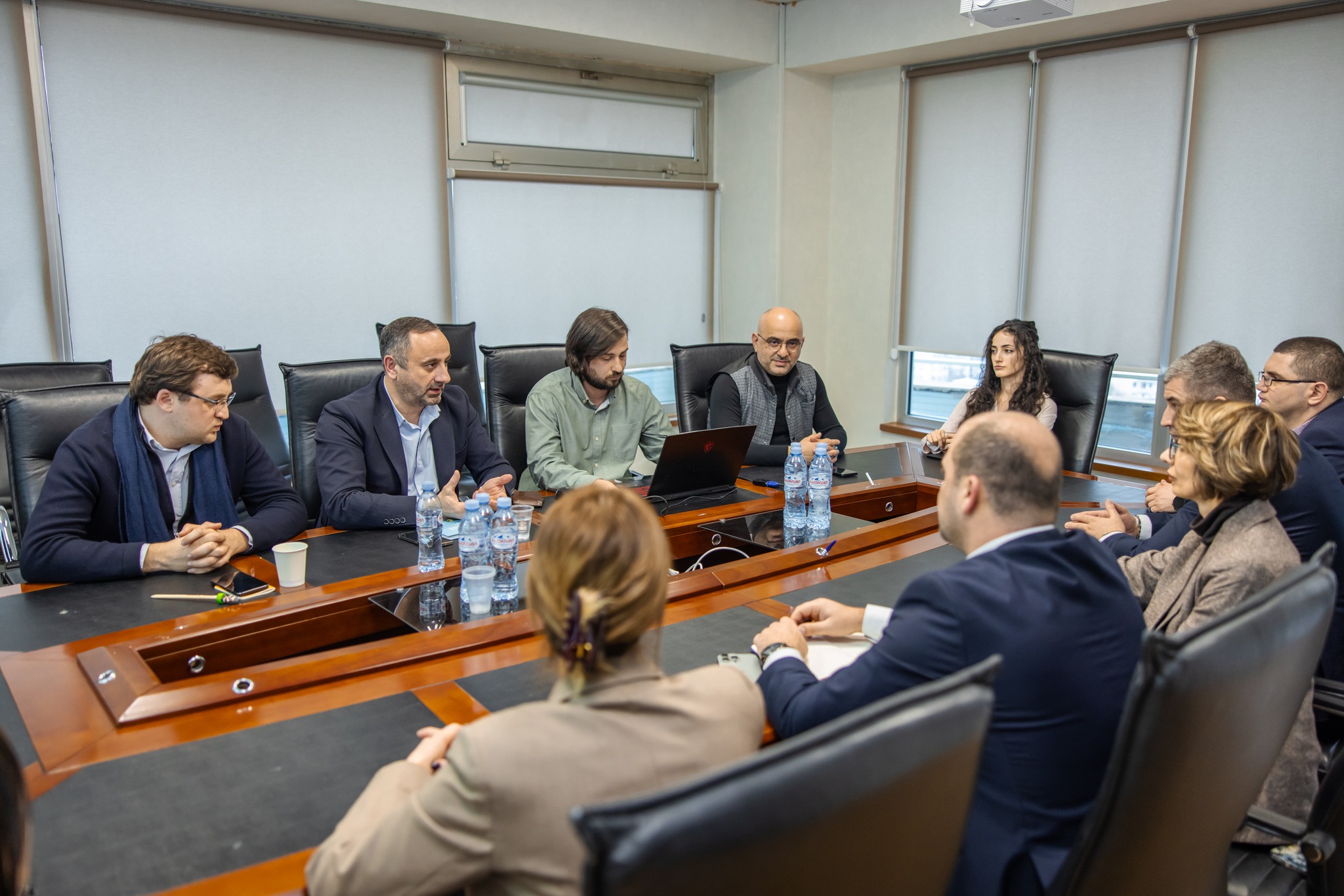 რუსთავის საკრებულოს წევრები ტრანსპორტისა და ურბანული განვითარების სააგენტოს წარმომადგენლებს შეხვდნენ
